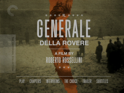 IL GENERALE DELLA ROVERE (1959) - (The Criterion Collection - #463) [DVD9] [2009]