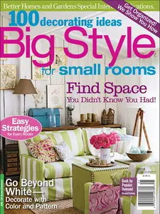 100 Decorating Ideas - Big Style for Small Rooms 2012