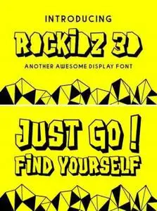 Rockidz 3D Font