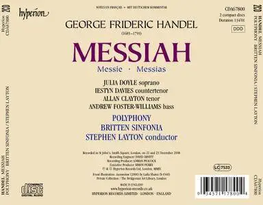 Polyphony, Britten Sinfonia, Stephen Layton - Handel: Messiah (2009)