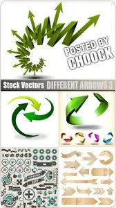 Different arrows 3 - Stock Vector