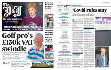 The Press and Journal Highlands and Islands – September 22, 2020