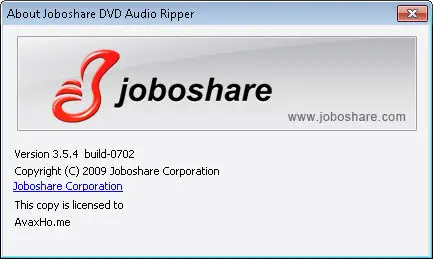 Joboshare DVD Audio Ripper 3.5.4.0702 + Portable