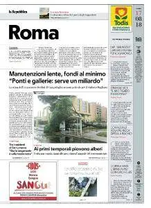 la Repubblica Roma - 17 Agosto 2018