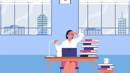Stressed Office Worker 1449111