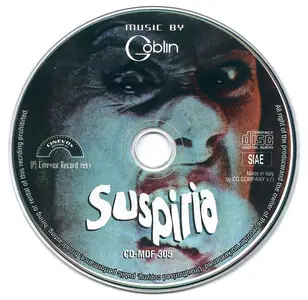 Goblin - Suspiria (1977) [1997, Remastered, Cinevox, CD-MDF 305]