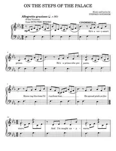On the Steps of the Palace - Stephen Sondheim (Easy Piano)