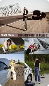 Stock Photo: Troubles on the road 2