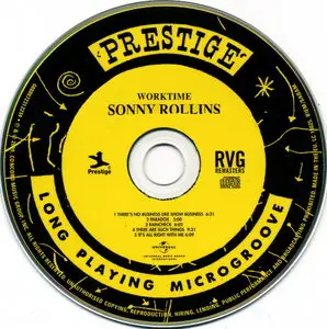 Sonny Rollins - Worktime (1955) {2009 Prestige RVG Remasters Series} [re-up]