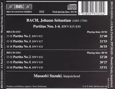 Masaaki Suzuki - J.S. Bach: Partitas for Harpsichord (2002)