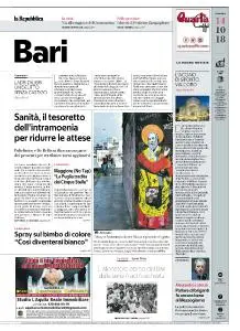 la Repubblica Bari - 14 Ottobre 2018