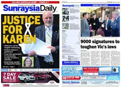 Sunraysia Daily – September 22, 2017