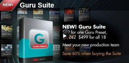Red Giant Complete Guru Suite - After Effects Projects and Presets