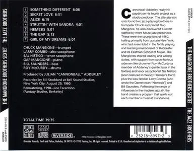 Chuck Mangione - The Jazz Brothers (1960) {Riverside OJCCD-997-2 rel 1998}