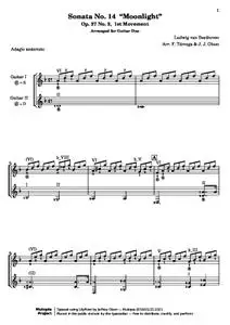 BeethovenLv - Sonata No. 14 “Moonlight” (1st Movement: Adagio sostenuto)