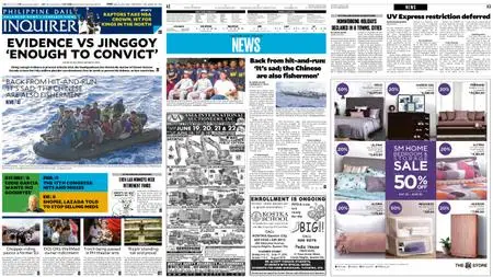 Philippine Daily Inquirer – June 15, 2019