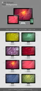 Graphicriver - 8 Polygon Backgrounds V.2