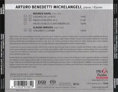 Arturo Benedetti Michelangeli - Ravel: Gaspard de la Nuit, Piano Concerto; Debussy: Children's Corner (2012)