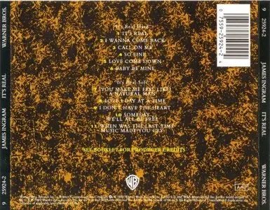 James Ingram - It's Real (1989) {Warner 9 25924-2}