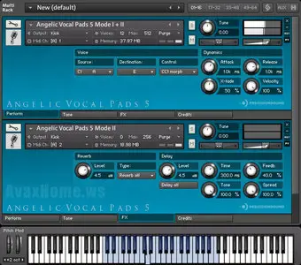 PrecisionSound Angelic Vocal Pads 5 KONTAKT HALION EXS24 SF2