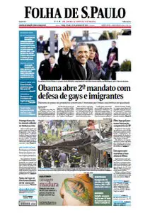 Jornal Folha de São Paulo - 22 de janeiro de 2013 - Terça