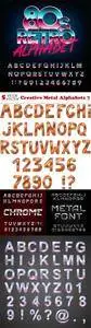 Vectors - Creative Metal Alphabets 7