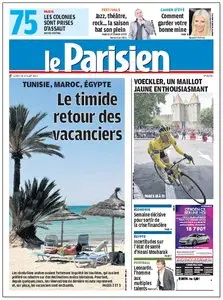  Le Parisien + Cahier Paris - Lundi 18 juillet 2011