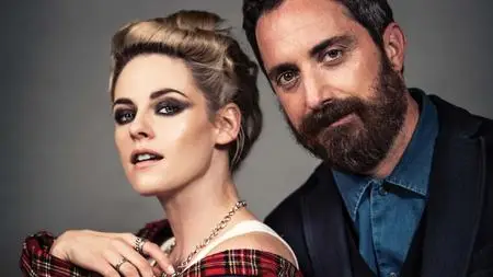 Kristen Stewart and Pablo Larraín by Mark Mann for Deadline December 8, 2021