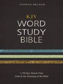 KJV Word Study Bible, Red Letter Edition: 1,700 Key Words that Unlock the Meaning of the Bible