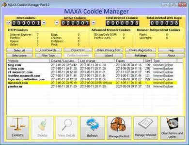 MAXA Cookie Manager Pro 6.0