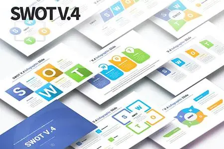 SWOT V.4 - PowerPoint Infographics Slides