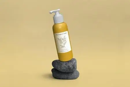 Soap Bottle Mockup QSH7KM6