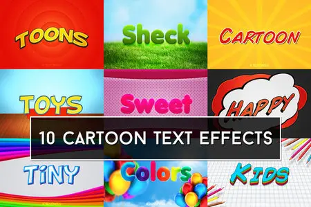 CreativeMarket - Cartoon Text Effects