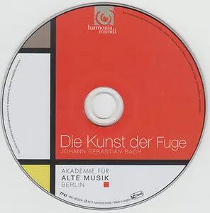 Bach - Akademie für alte Musik Berlin - Die Kunst der Fuge, BWV 1080 (2011, Harmonia Mundi # HMC 902064)