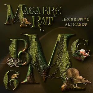 Macabre-Rat Decorative Alphabet