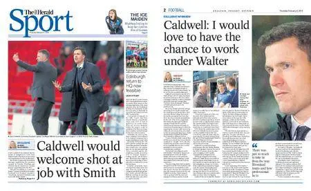 The Herald Sport (Scotland) – February 08, 2018
