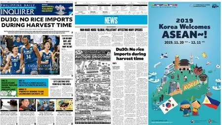 Philippine Daily Inquirer – November 21, 2019