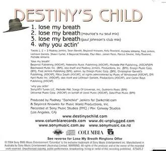 Destiny's Child - Lose My Breath (Australia CD5) (2004) {Sony Urban Music/Columbia}