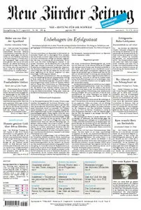 Neue Zuercher Zeitung 16 August 2014