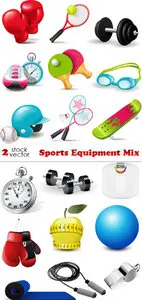 Vectors - Sports Equipment Mix