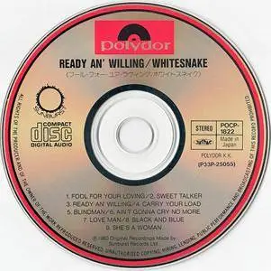 Whitesnake - Ready An' Willing (1980) {1990, Japanese Reissue}