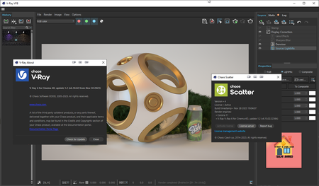 Chaos V-Ray 6, Update 1.2 (6.10.02) for Cinema 4D