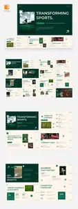 Sport Pitch Deck Powerpoint Template DL5YFJQ