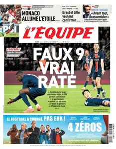 L’equipe du Mercredi 23 Octobre 2024