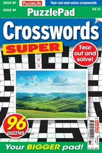 PuzzleLife PuzzlePad Crosswords Super - March 2025