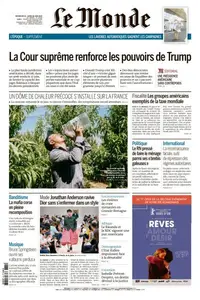 Le Monde du Dimanche 29 et Lundi 30 Juin 2025