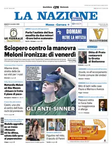 La Nazione Massa Carrara - 8 Novembre 2025