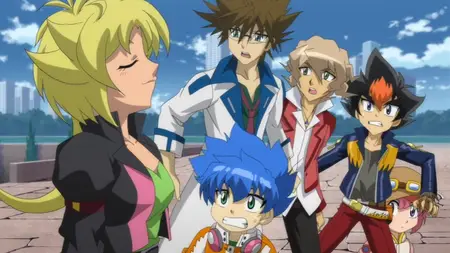 Beyblade Metal Fusion (2009 S04E06 The Blazing Special Move! 2 R02