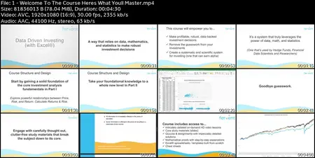 Data-Driven Investing with Excel ® | Financial Data Science