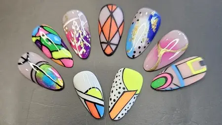 Abstract Nail Art Masterclass: Modern & Expressive